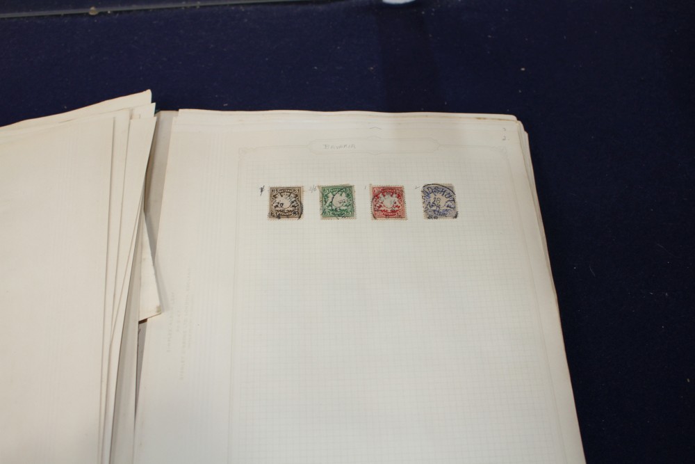 A World Stamp album, Victoria 1840 onwards including Penny reds